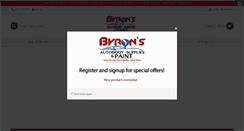 Desktop Screenshot of byronsautobodysupplies.com